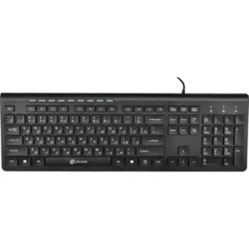 Клавиатура Oklick 480M черный/черный USB slim Multimedia (1067196)