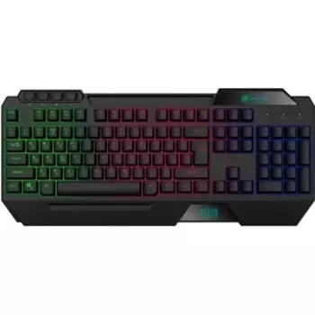 Клавиатура Oklick 719G COVEN черный USB Multimedia for gamer LED (подставка для запястий) (1465485)