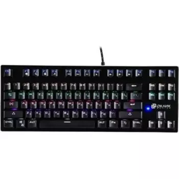 Клавиатура Oklick 967G Dark Force механическая черный USB Multimedia for gamer LED (1465482)