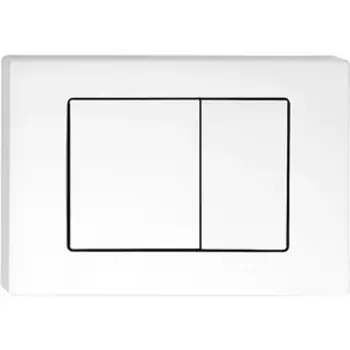 Клавиша IDDIS Unifix матовый белый, двойной смыв (UNI32MWi77)