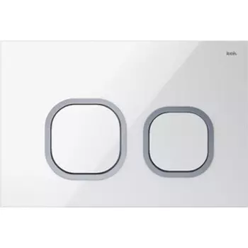 Клавиша смыва IDDIS Uniglass белая (UNG01WCi77)