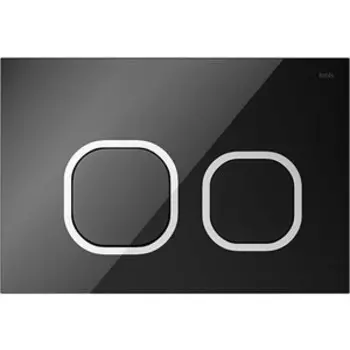 Клавиша смыва IDDIS Uniglass черный (UNG01BCi77)