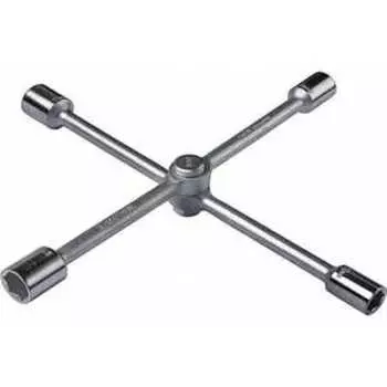 Ключ баллонный Kraftool автомобильный хромированный складной 17-19-21-22мм (27574)