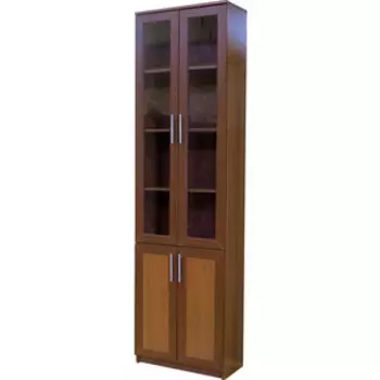 Книжный шкаф Шарм-Дизайн Симфония-2 60х30х220 орех