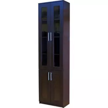 Книжный шкаф Шарм-Дизайн Симфония-2 60х30х220 венге