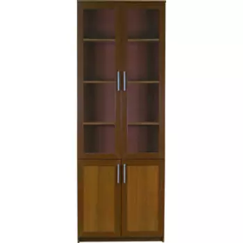 Книжный шкаф Шарм-Дизайн Симфония-2 80х30х220 орех