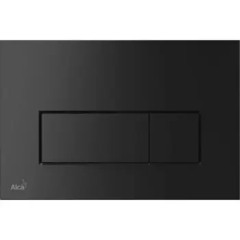 Кнопка смыва AlcaPlast черная матовая (M578)