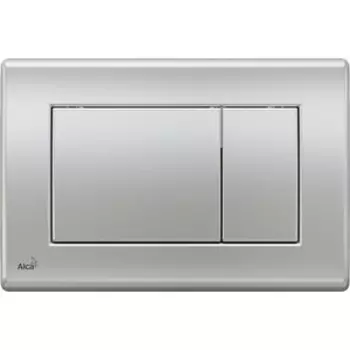 Кнопка смыва AlcaPlast матовый хром (M272)