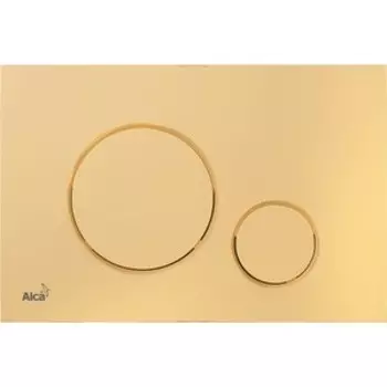 Кнопка смыва AlcaPlast золото (M675)