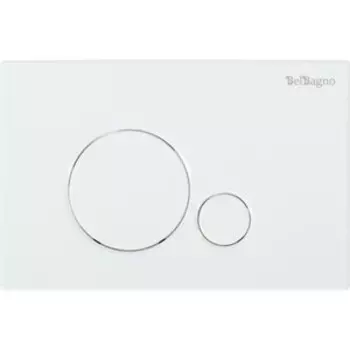 Кнопка смыва BelBagno Sfera белая (BB014-SR-BIANCO)