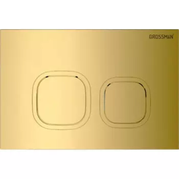 Кнопка смыва Grossman Cosmo 700.K31.02.300.300 золото глянцевая