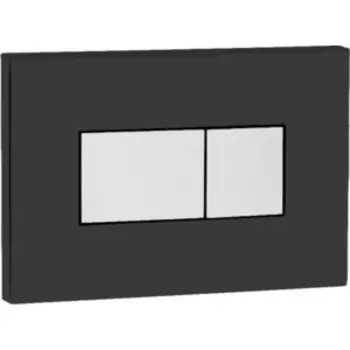 Кнопка смыва OLI Karisma черная/хром (641017)