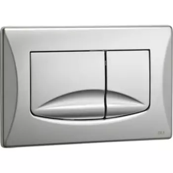 Кнопка смыва OLI River хром матовый (638506)