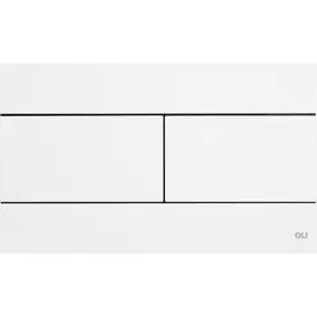 Кнопка смыва OLI Slim белая (659041)