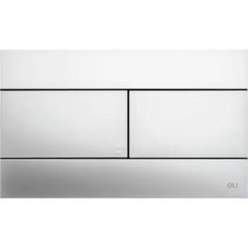 Кнопка смыва OLI Slim хром матовый (659046)