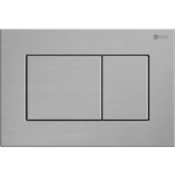 Кнопка смыва Point Ника сталь брашированная (PN44081SB)