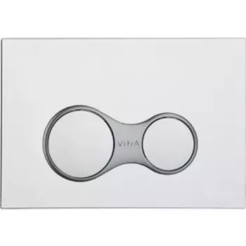 Кнопка смыва Vitra Sirius антигрязевое покрытие Antifingerprint, хром (740-0486)