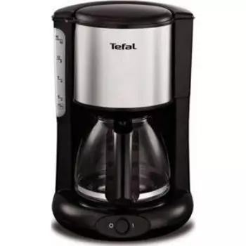 Кофеварка капельная Tefal CM361838 серебристый/черный