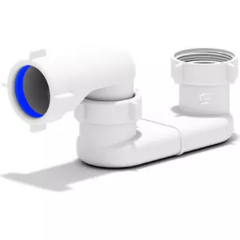 Колено пластиковое АНИ пласт для слива перелива (E000)