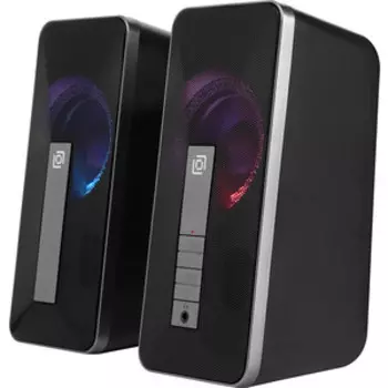 Колонки Oklick OK-130 2.0 черный 20Вт BT портативные (1458495)