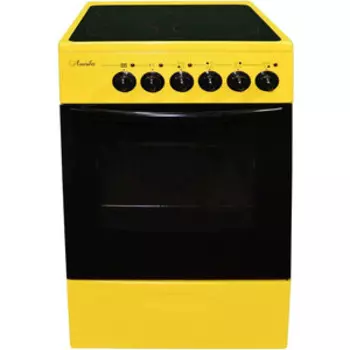 Комбинированная плита Лысьва EF4011MK00 желтый стеклокерамика (без крышки)