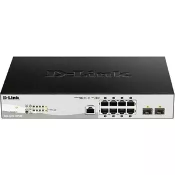 Коммутатор D-Link DGS-1210-10P/ME/B1A 8G 2SFP 8PoE (DGS-1210-10P/ME/B1A)