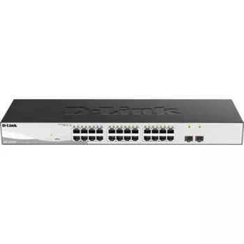Коммутатор D-Link DGS-1210-26/F3A 26 портов (24x 1Gbs, 2x 1Gbs SFP, настраиваемый L2) (DGS-1210-26/F3A)