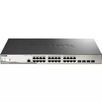 Коммутатор D-Link DGS-1210-28MP/ME/B2A 28 портов (24x 1Gbs PoE, 4x 1Gbs SFP, управляемый L2) (DGS-1210-28MP/ME/B2A)