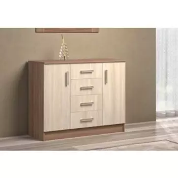 Комод ЭРА К1000-2Д ясень шимо ЛДСП