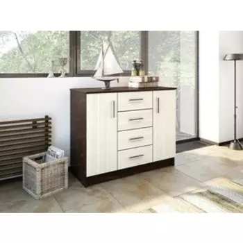 Комод ЭРА К1000-2Д венге-лоредо