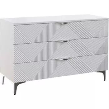 Комод Это мебель Комодино ПМ-390.11 Белый софт , Белый Жемчуг