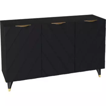 Комод Это мебель Комодино ПМ-390.12 Черный софт, Черный