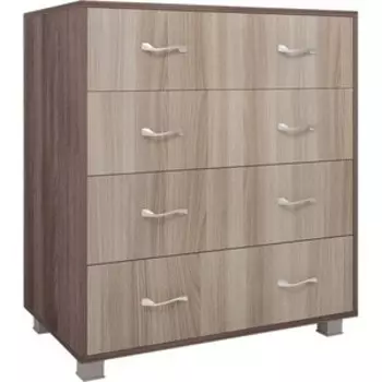 Комод Комфорт - S Доминик М11, Ясень шимо светлый, Ясень шимо темный