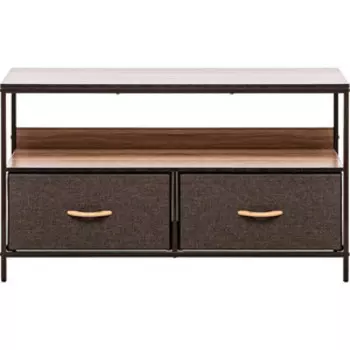 Комод Leset Локи 2 каркас коричневый, бежевый/светло-коричневый/темно-коричневый 2 ящика