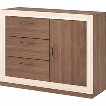 Комод МЭРДЭС Км-120/38 ФГ ШК шамони/карамель