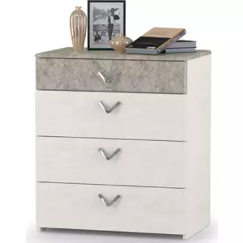 Комод Моби Амели 13.106 шелковый камень/бетон чикаго беж