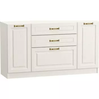 Комод Моби Ливерпуль белый/ясень ваниль