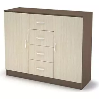 Комод Ника Басса КМ-555М шимо темный/шимо светлый