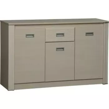 Комод Олимп 06.238 Стелла вудлайн кремовый/вудлайн кремовый/ПВХ ясень золотой/профиль: Masa Decor аруша венге