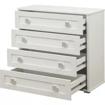 Комод Олимп 06.288 Мона вудлайн кремовый/крок белый