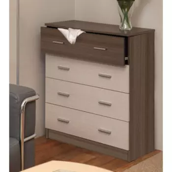 Комод Олимп Дуэт-1 ясень шимо темный/светлый