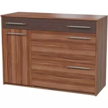 Комод с дверкой и тремя ящиками Гранд Кволити Джордан 4-4413 слива/венге