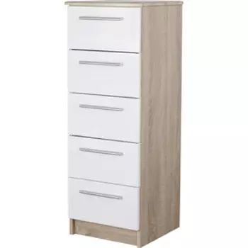 Комод Шарм-Дизайн К-5 лофт дуб сонома и белый