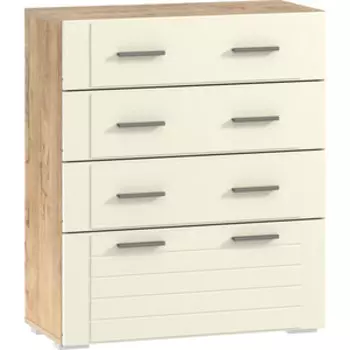 Комод Сильва НМ 040.46 Livorno софт панакота (ПВХ) дуб бунратти