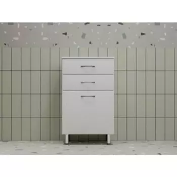 Комод Style line Эко Стандарт 50х30 три ящика, белый (ЛС-00002330)