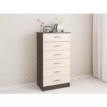 Комод ТЭКС Катрин-4 венге/дуб молочный