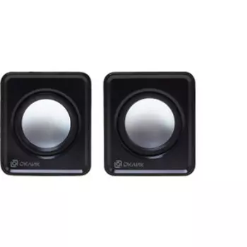 Компьютерные колонки Oklick OK-331 2.0 черный 6Вт