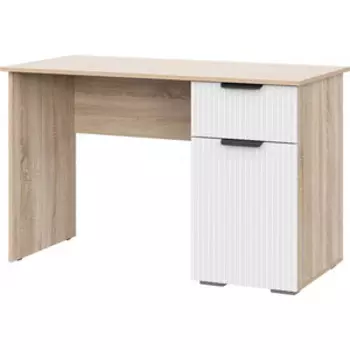 Компьютерный стол Woodville Стокгольм СТП03-1200 дуб сонома / line софт пломбир (579692)