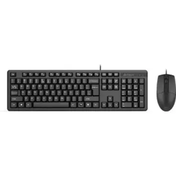 Комплект (клавиатура+мышь) A4Tech KK-3330 клав:черный мышь:черный USB (KK-3330 USB (BLACK))