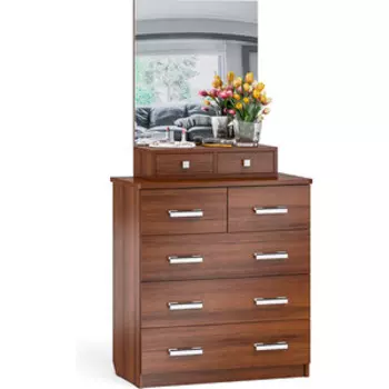Комплект Мебельный двор Комод С-МД-К5 (Пять) + С-МД-ТР-1 орех